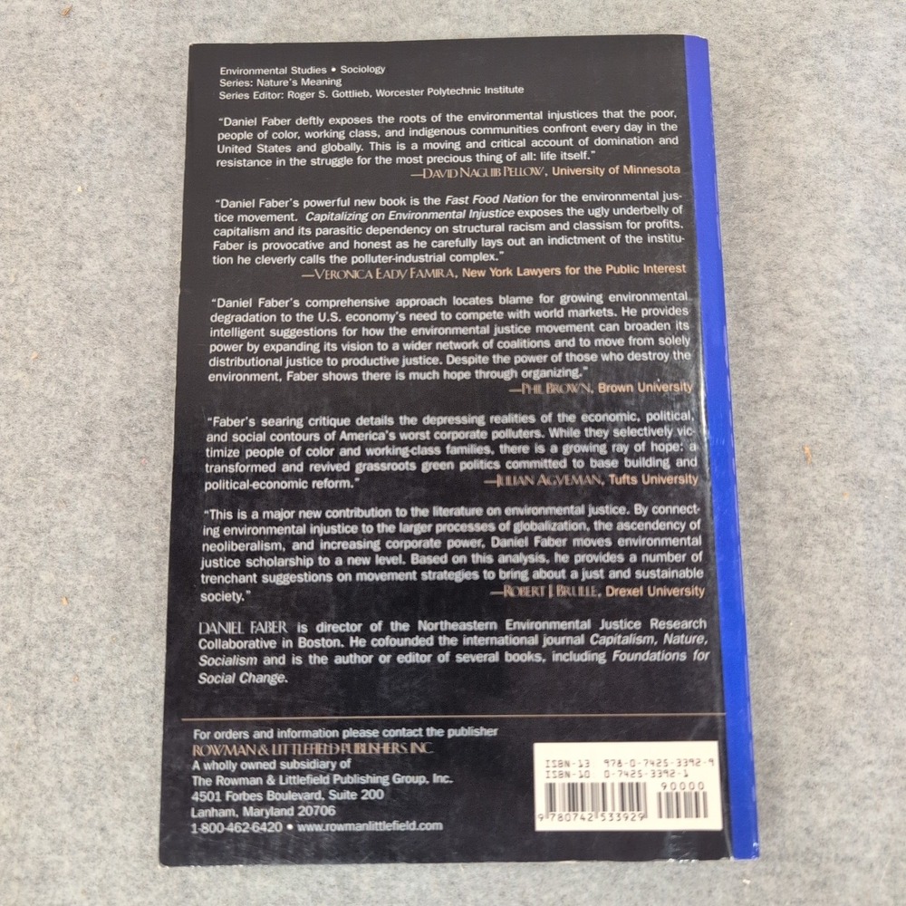 Capitalizing on Environmental Injustice Daniel Faber Polluter-Industrial Complex - Picture 2 of 5